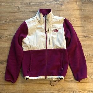 Maroon North Face Fleece